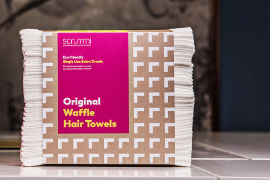 Waffle Medium Hair Towels